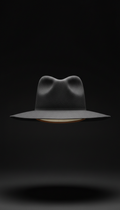 Felt Wide-Brim Fedora